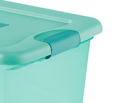 Sterilite 64 Quart Fresh Scent Stackable Plastic Storage Box Container (6 Pack)