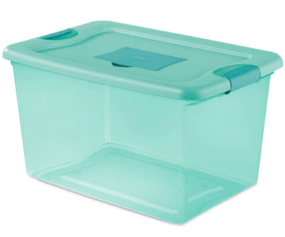 Sterilite 64 Quart Fresh Scent Stackable Plastic Storage Box Container (6 Pack)