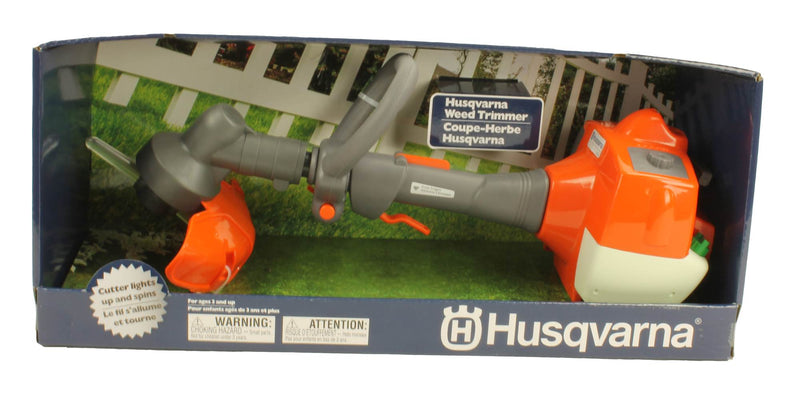 Husqvarna 129C Gas Powered Lawn Weed Trimmer & Battery Operated Toy Weed Trimmer