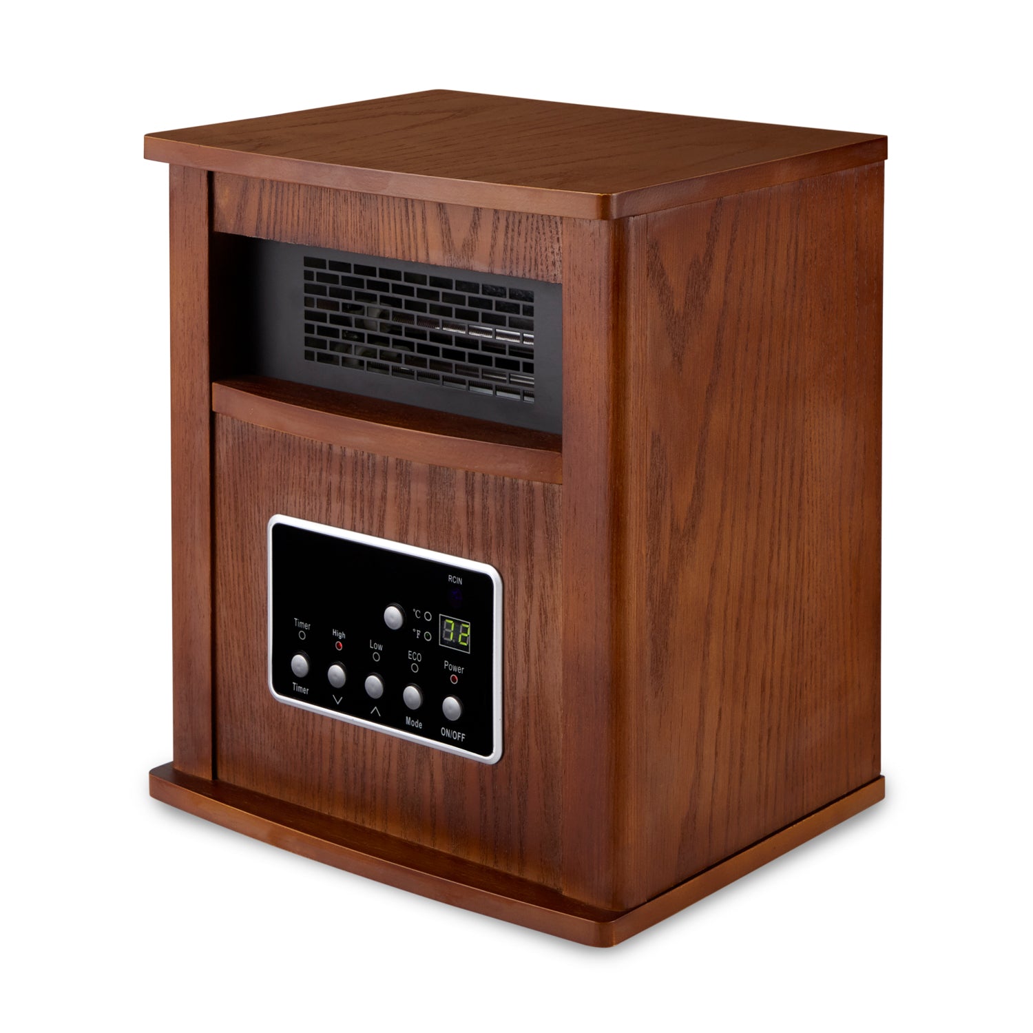 Limina Electric 1500W Infrared Quartz Cabinet Space Heater, Dark Walnut (Used)