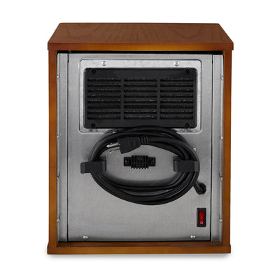 Limina Electric 1500W Infrared Quartz Cabinet Space Heater, Dark Walnut (Used)