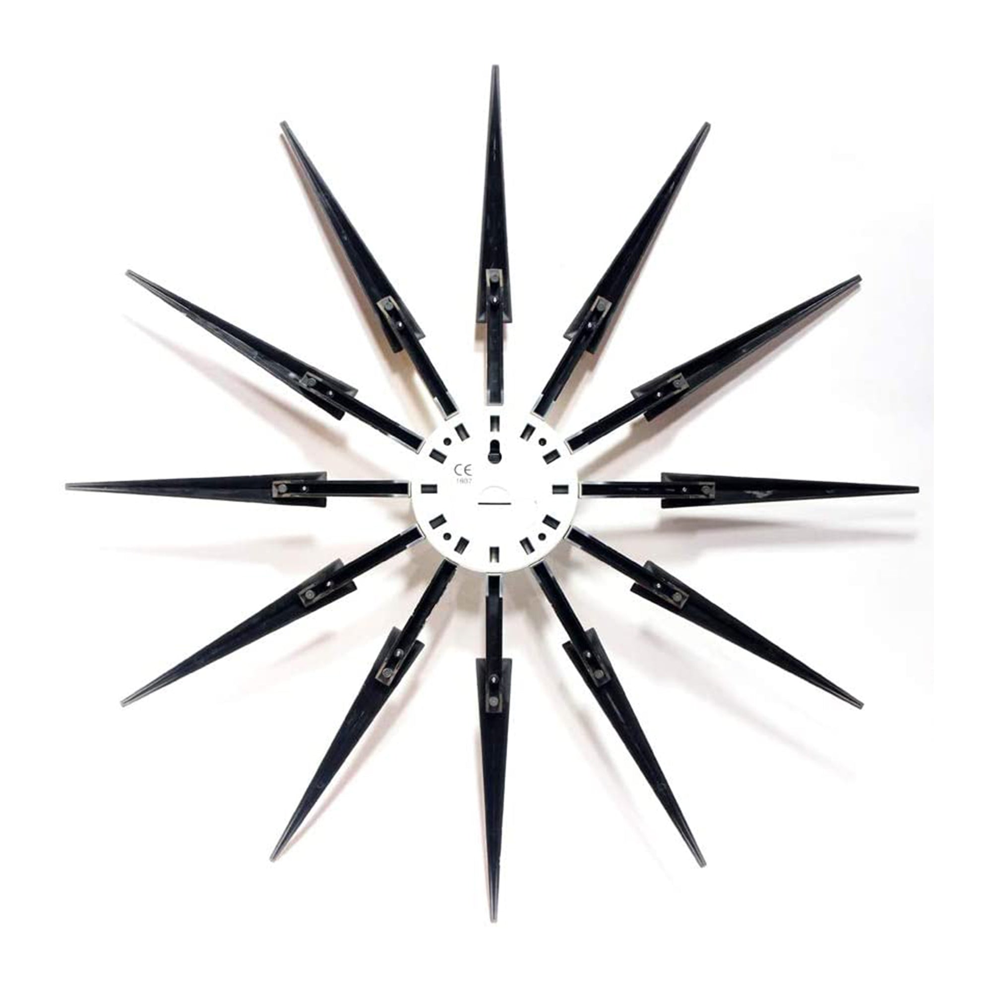 Infinity Instruments 15555WL Celeste Mid Century Modern 24 Inch Wall Clock, Tan (For Parts)
