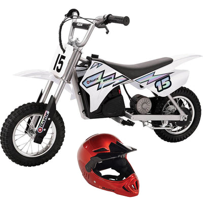 Razor MX400 Dirt Rocket 24V Electric Motocross Motorcycle Dirt Bike & Helmet - VMInnovations