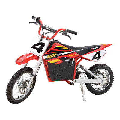 Razor MX500 Red Dirt High-Torque Electric Motorcycle Dirt Bike for Adult (Used)