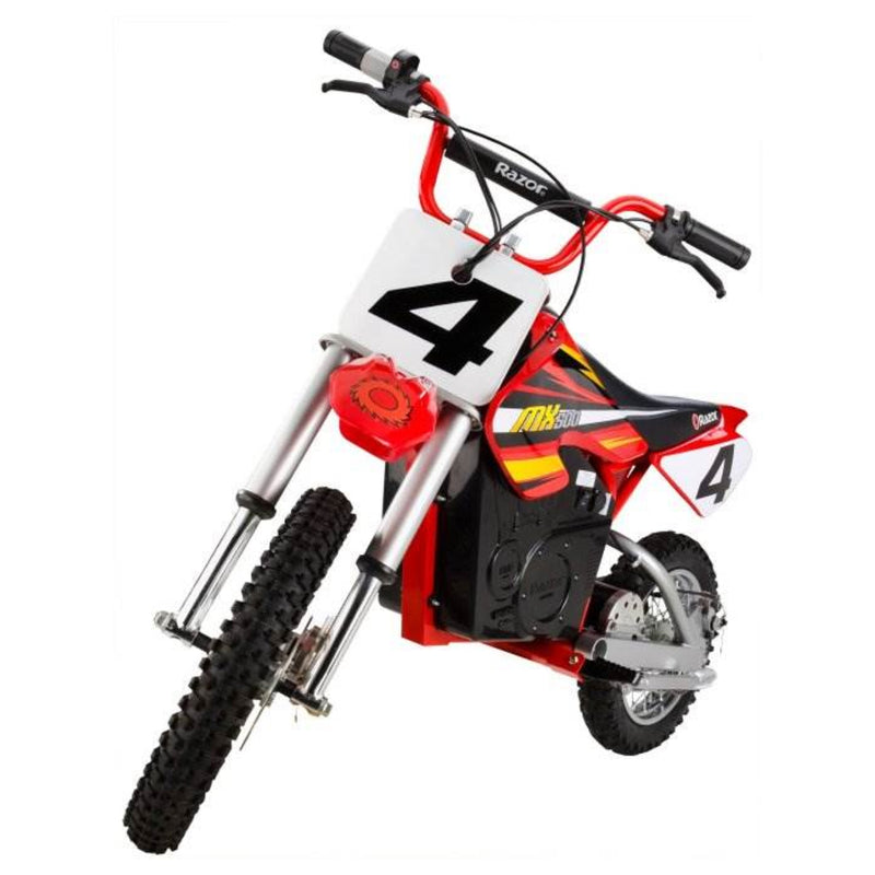 Razor MX500 Red Dirt High-Torque Electric Motorcycle Dirt Bike for Adult (Used)