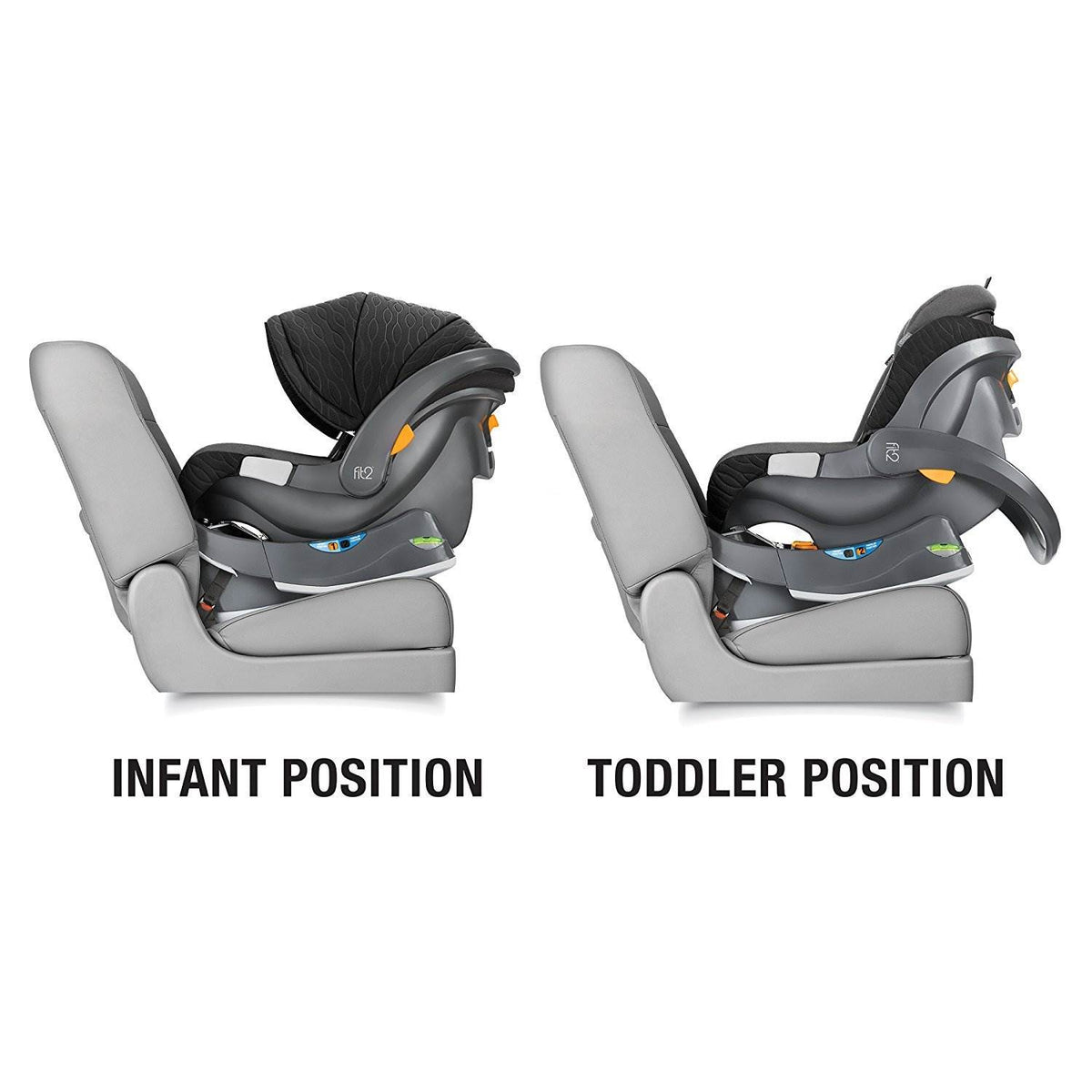 Chicco Infant/Toddler Car Seat Safety System Base & Rear Facing Car Seat w/ Base