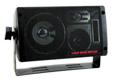 Pyramid 2060 300W 3-Way Car Audio Mini Box Speakers Stereo System (Pair) (Used) - VMInnovations