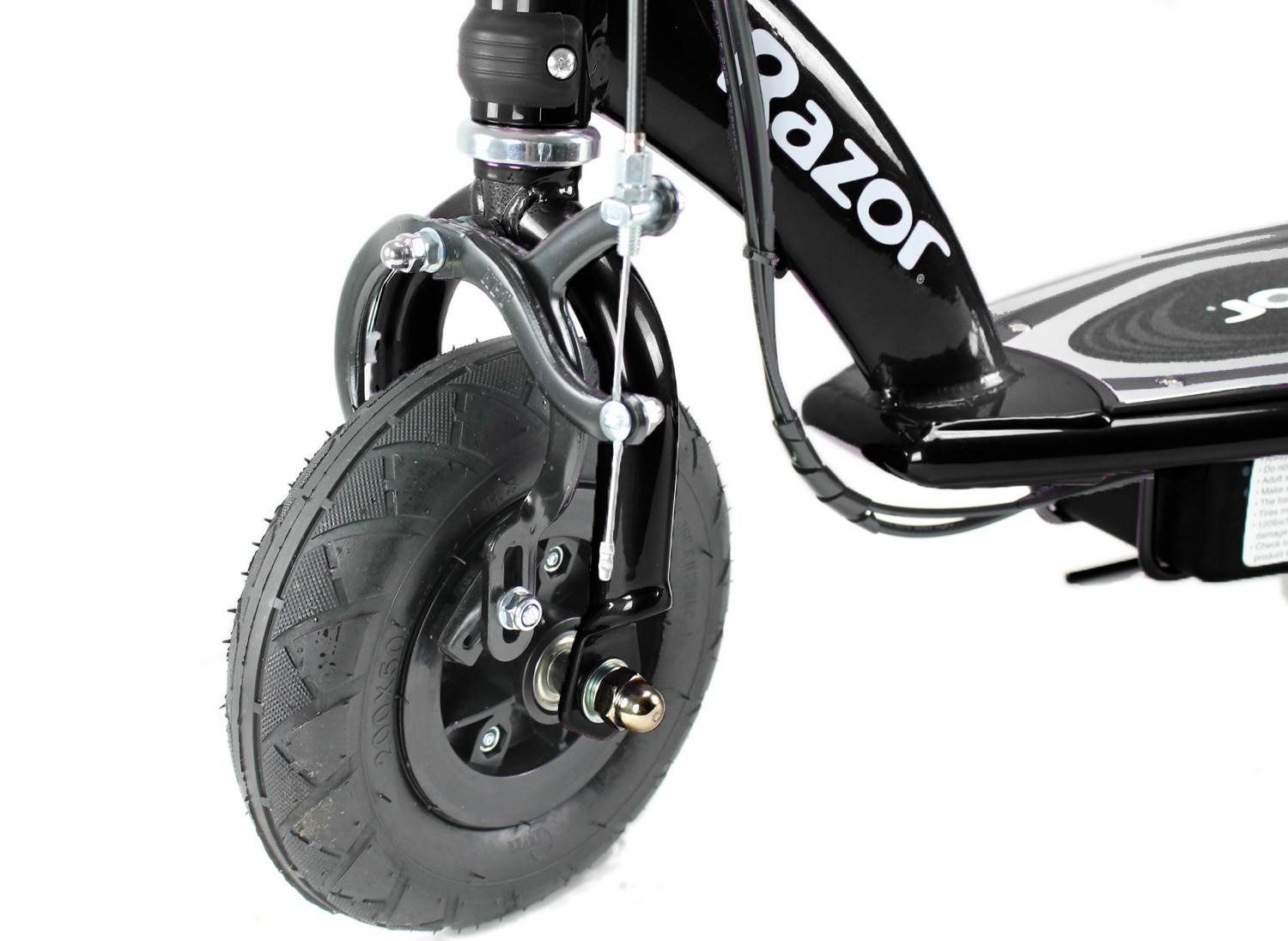 Razor E100 24 Volt Motorized Electric Kids Ride On Scooter & V-17 Youth Helmet