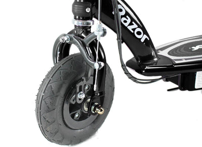 Razor E100 24 Volt Motorized Electric Kids Ride On Scooter & V-17 Youth Helmet