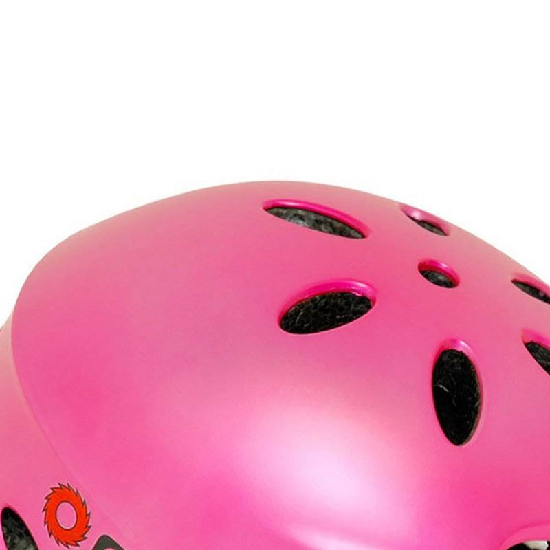 Razor E100 Kids Motorized Ride On Scooter and V17 Youth Sport Helmet, Satin Pink