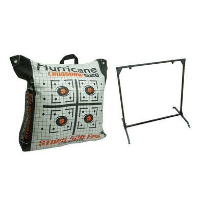 Double Sided Crossbow Archery Bag Target & 30 Inch Bag Practice Target Stand