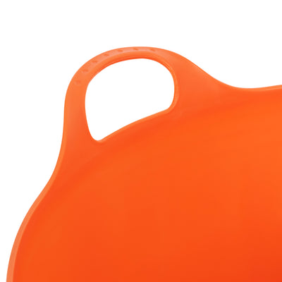 Tuff Stuff Products F16-OR Large 16 Gallon Plastic Flex Tub with Handles, Orange