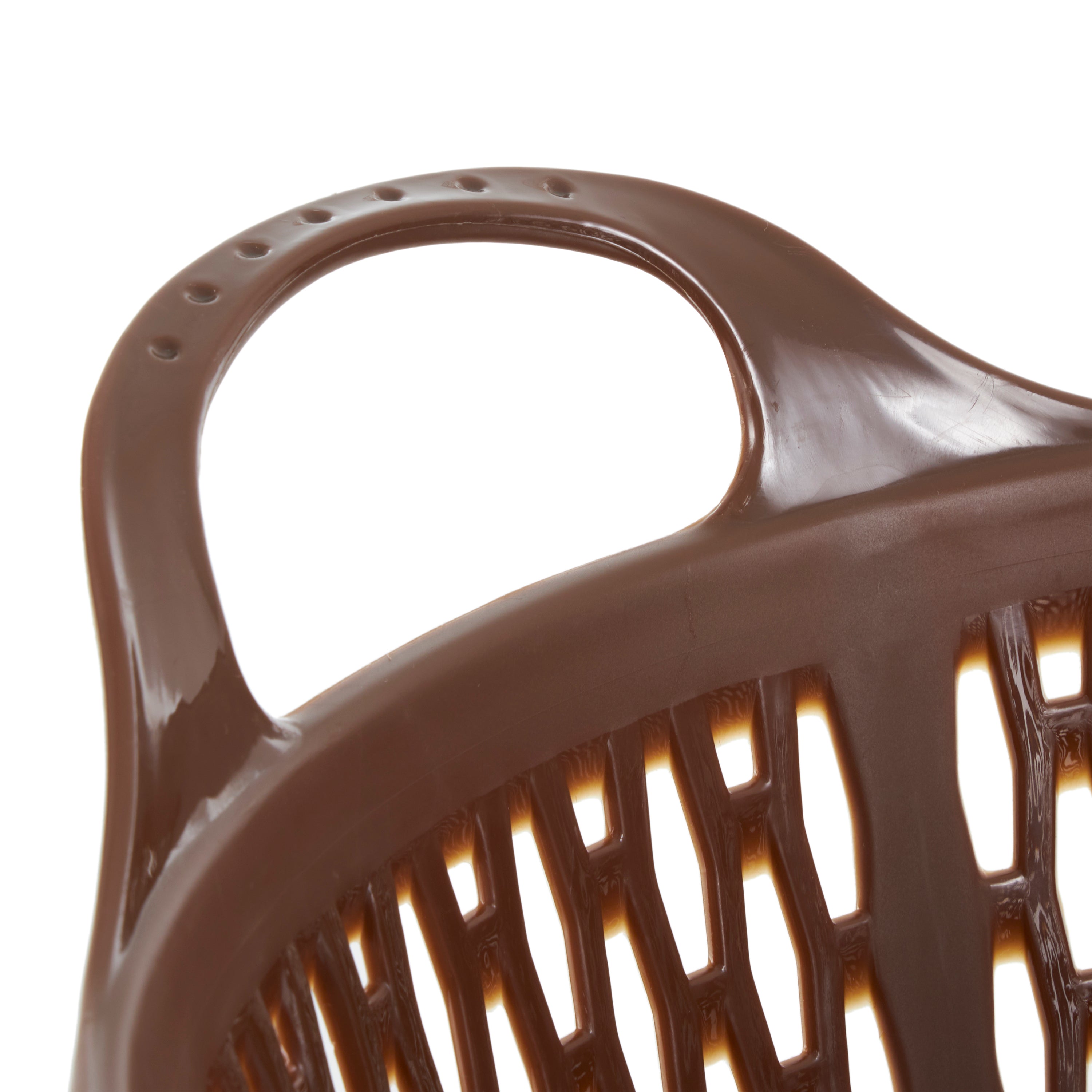 Tuff Stuff Products FSC4-BR 3.75 Gallon Flex Sieve Colander with Handles, Brown