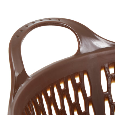 Tuff Stuff Products FSC4-BR 3.75 Gallon Flex Sieve Colander with Handles, Brown