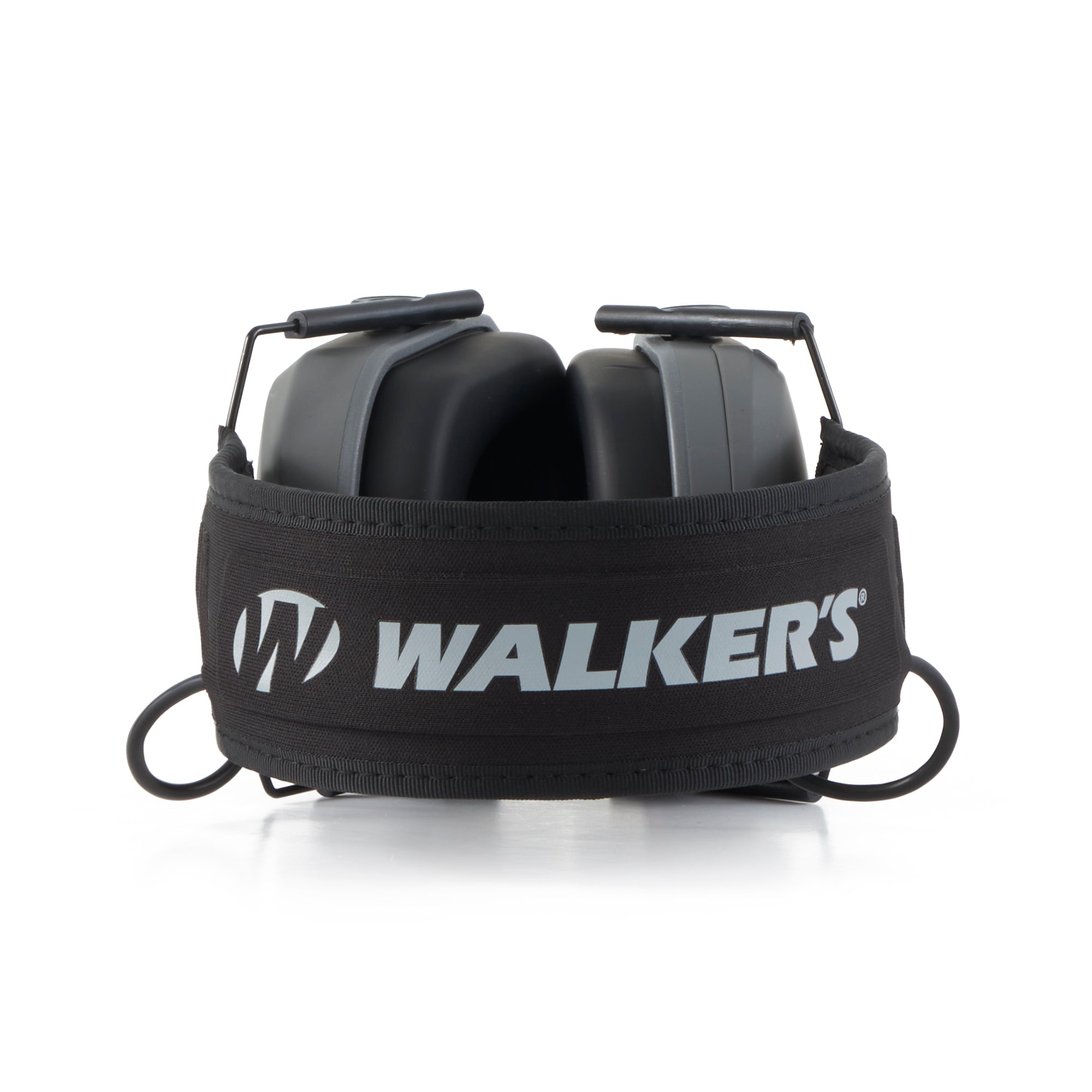 Walker's Razor Slim Shooter Gray Electronic Hearing Protection Earmuff w/ Case