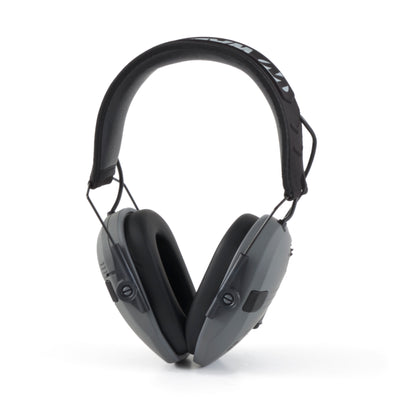 Walker's Razor Slim Shooter Gray Electronic Folding Hearing Protection Earmuffs