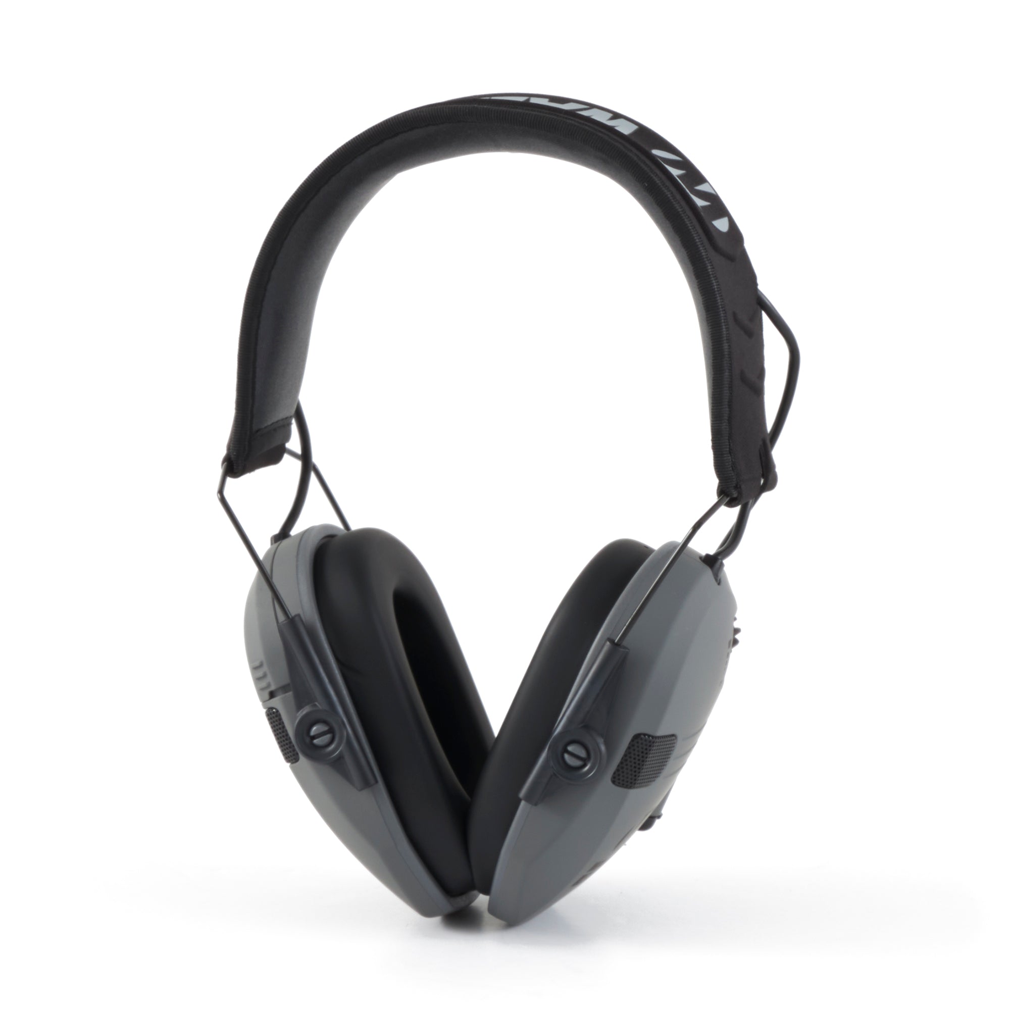 Walker's Razor Slim Shooter Gray Electronic Hearing Protection Earmuff w/ Case