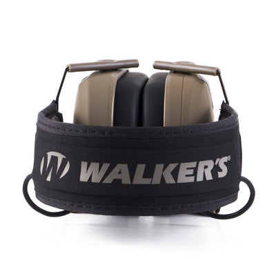 Walker's Razor Slim Shooter Earth Electronic Hearing Protection Earmuff w/ Case