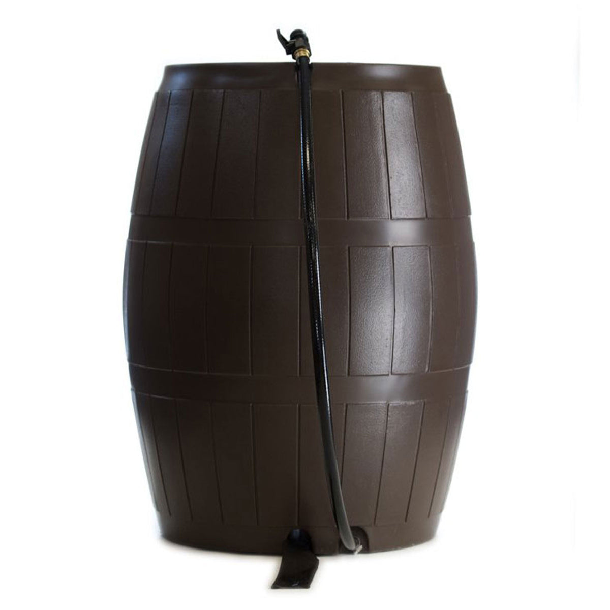 FCMP Outdoor RC4000-BRN 45-Gallon BPA Free Home Rain Water Catcher Barrel, Brown (Refurbished)