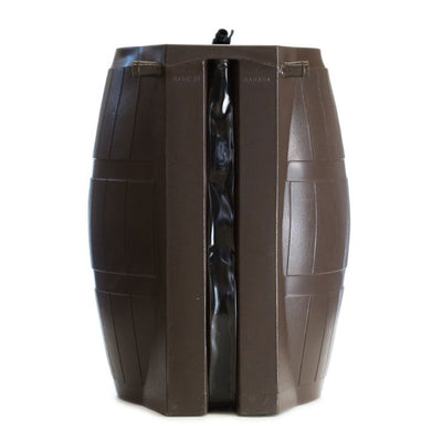 FCMP Outdoor 45-Gallon BPA Free Home Rain Water Catcher Barrel, Brown(For Parts) - VMInnovations