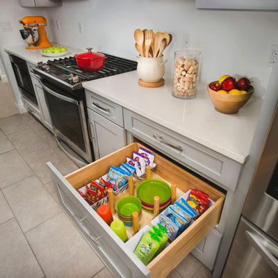 Rev-A-Shelf 4DPS-2421 24 x 21 Inch 9 Peg Board Drawer Organizer System (Used)