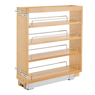 Rev A Shelf 6.5 Inch Pull Out Wood Base Kitchen Cabinet Organizer (Used)