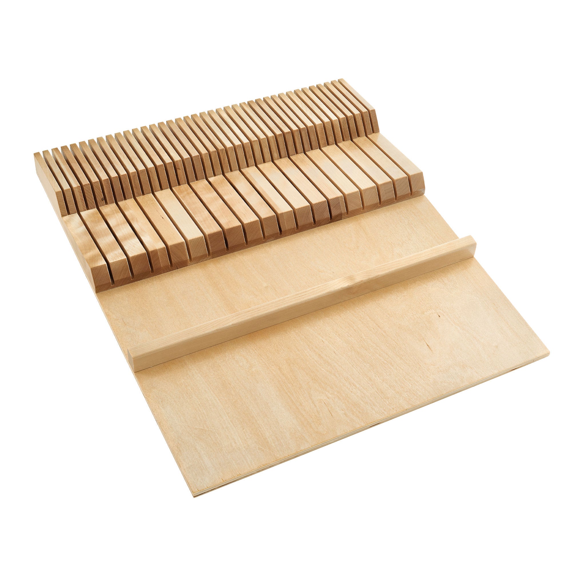 Rev-A-Shelf 4WDKB-1 2 Row Trimmable Knife Block Drawer Organizer Insert (Used)