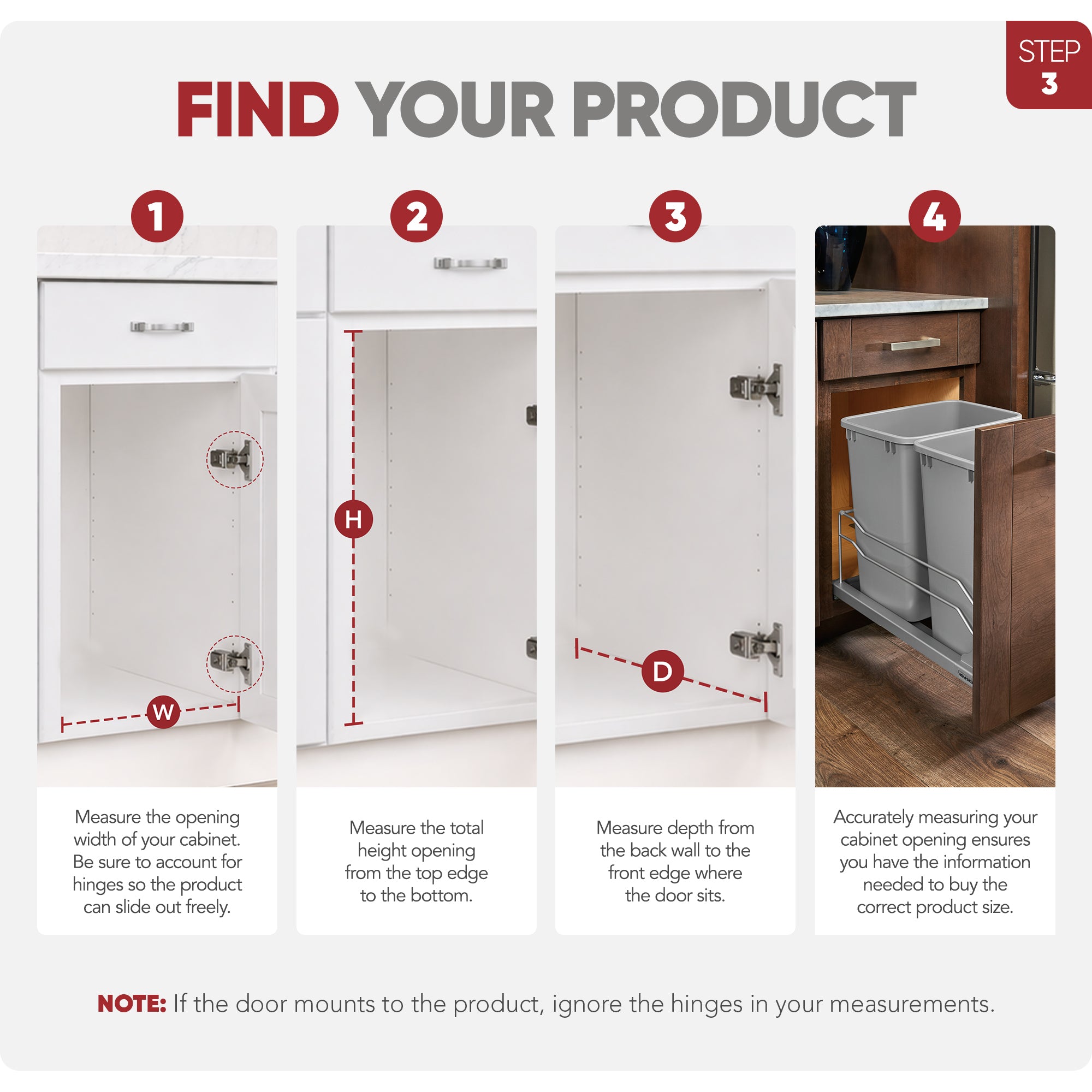 Rev A Shelf  Double 35 Quart Undermount Pullout Waste Container (Open Box)