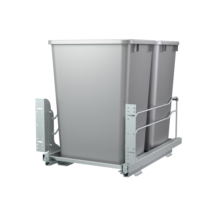 Rev-A-Shelf Double Pullout 35 qt. with Soft-close, 53WC-1835SCDM-217