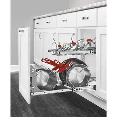 Rev-A-Shelf 5CW2-2122-CR 21" 2-Tier Wire Cookware Organizer (Open Box) (2 Pack) - VMInnovations
