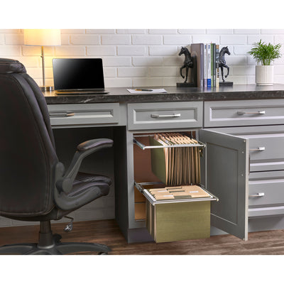 Rev-A-Shelf RAS-FD-KIT 2 Tier Base Cabinet File Drawer Organizer System (2 Pack) - VMInnovations