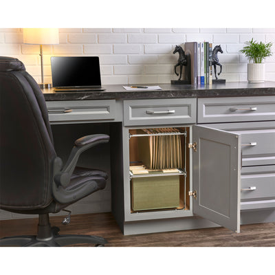 Rev-A-Shelf RAS-FD-KIT 2 Tier Base Cabinet File Drawer Organizer System (Used)
