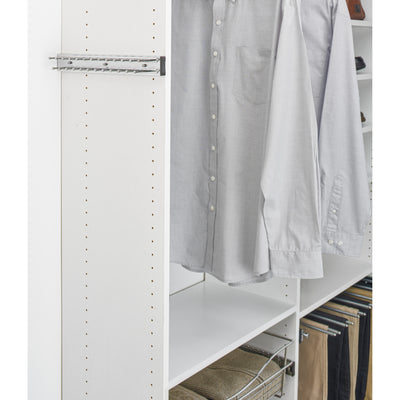 Rev-A-Shelf TRC-14CR 14 Inch-Side Mount Extending Tie Rack, Chrome (Used)