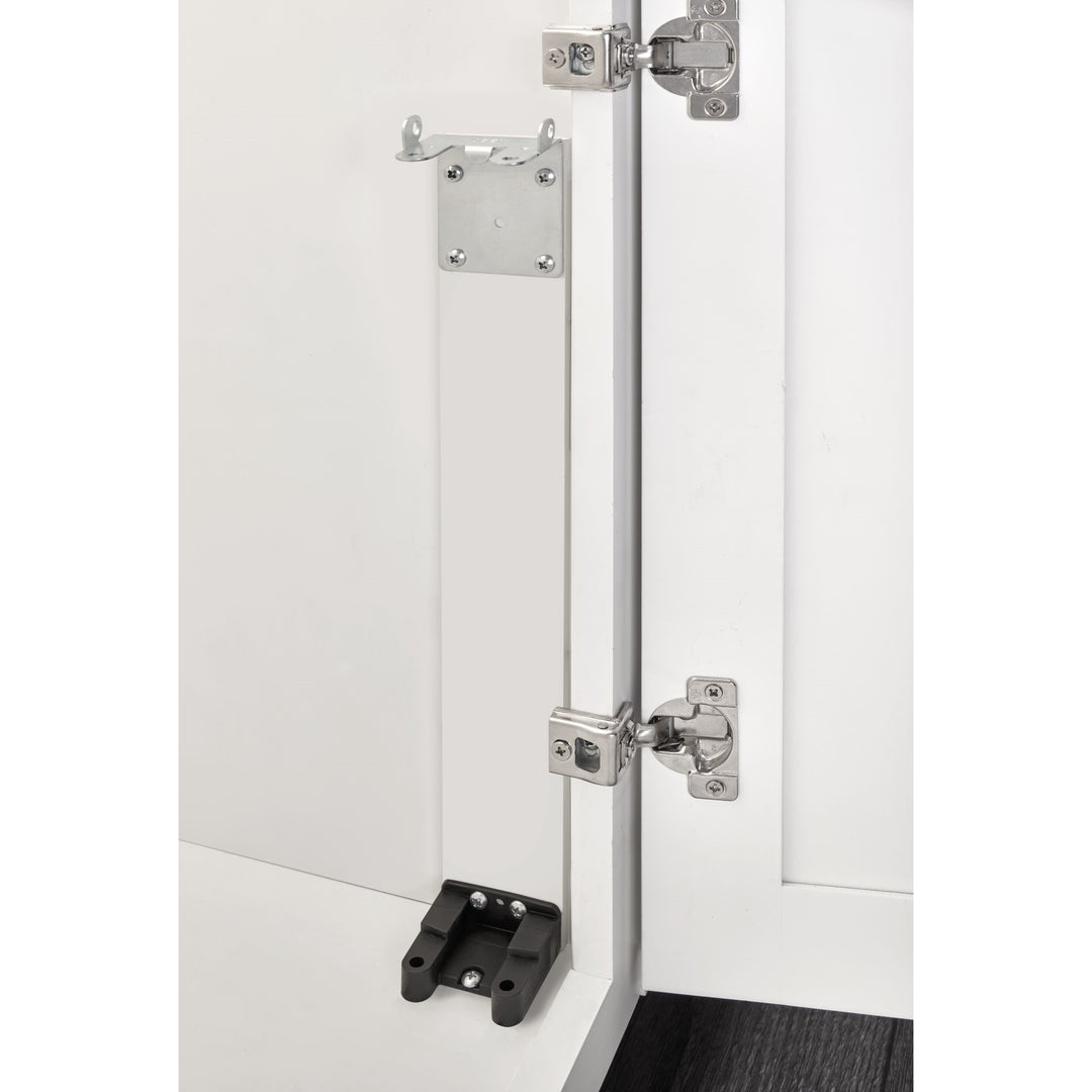 Rev-A-Shelf 15 L Pivot Out Under Sink Trash Can Stainless Steel, 8-010314-15