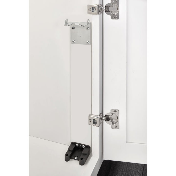 Rev-A-Shelf 15 L Pivot Out Under Sink Trash Can Stainless Steel, 8-010314-15