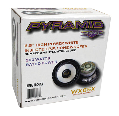 PYRAMID WX65X 6.5" 300 Watt Car Audio Subwoofer Sub Power Woofer 4 Ohm (Used)
