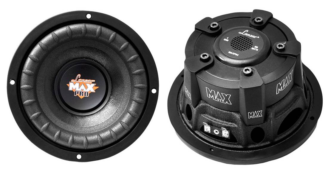 2) NEW LANZAR MAXP64 6.5" 1200W Car Audio Subwoofers Subs Power Woofers - PAIR