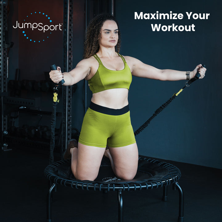 JumpSport 220 Small Rebounder for Adults, 39" ESSENTIAL Fitness Trampoline(Used)