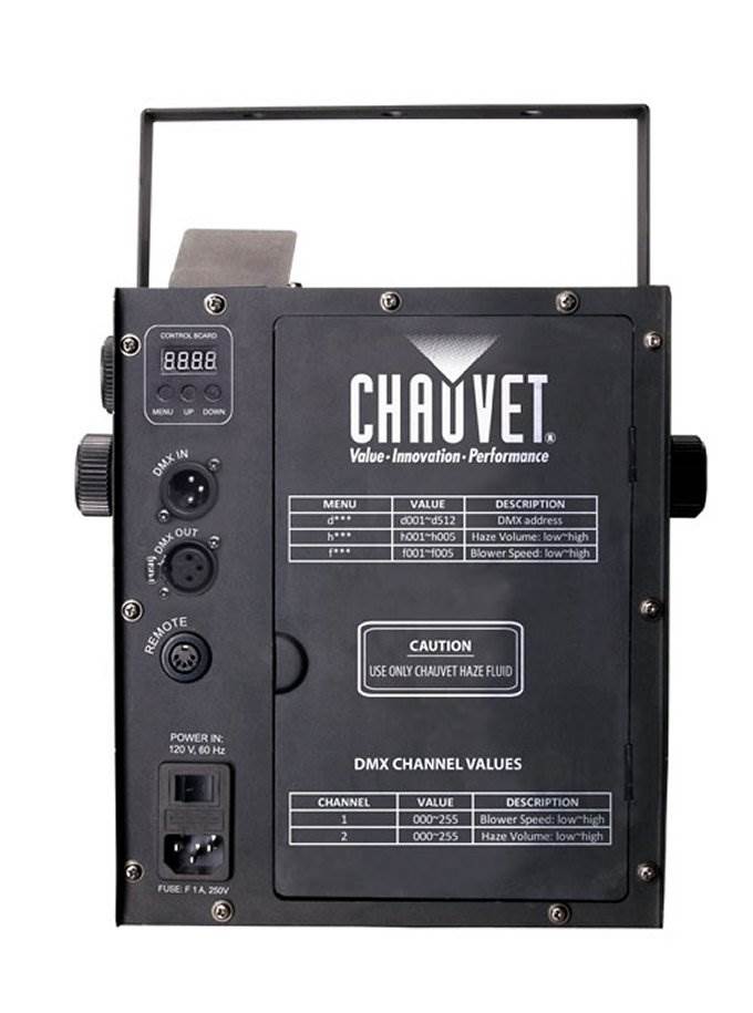 Chauvet Hurricane Haze 2D Water-Based DJ Haze/Smoke/Fog Machine with Remote