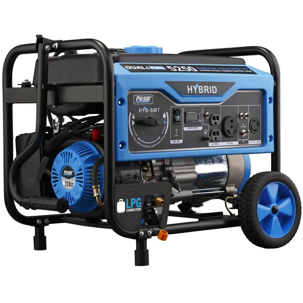 Pulsar 5250 Watt Gasoline and Liquid Propane Generator with Outlets (For Parts)