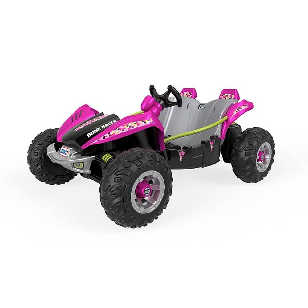 Power Wheels Ride On Toy Car & (2) 12 Volt Rechargeable Replacement Batteries