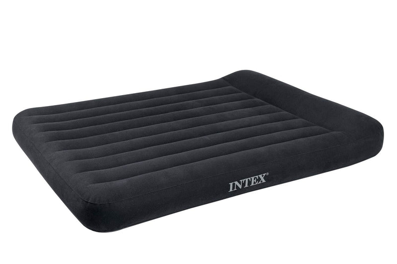 Intex Dura Beam Pillow Rest Airbed w/ Built-In Pump, Queen (Open Box) (2 Pack)