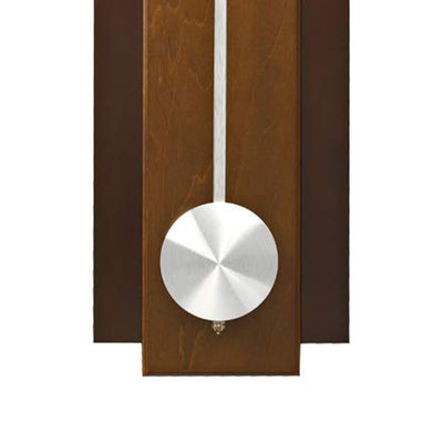 Bulova Clocks Avent 23 Inch 2 Tone Walnut and Mahogany Pendulum Clock (Open Box)