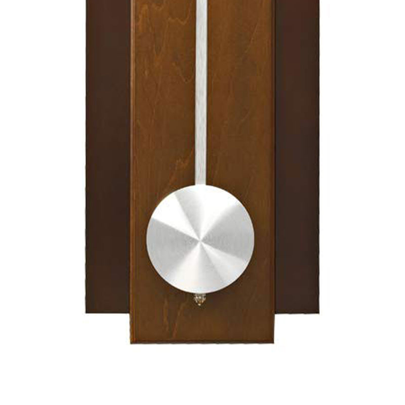 Bulova Clocks Avent 23 Inch 2 Tone Walnut and Mahogany Pendulum Wall Clock(Used)