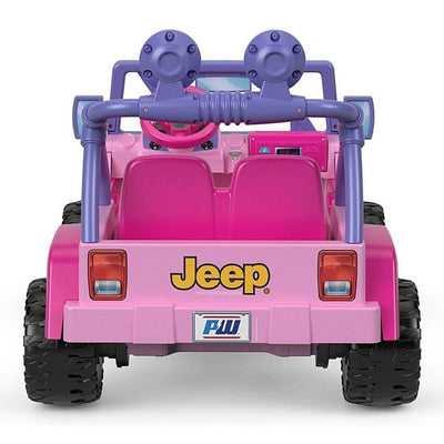 Power Wheels 12 Volt Disney Princess Jeep Ride-On + Replacement Battery (2 Pack)
