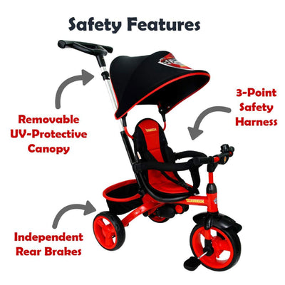 Kids Embrace Marshall 4 in 1 Push & Pedal Paw Patrol Trike & Stroller (Used)