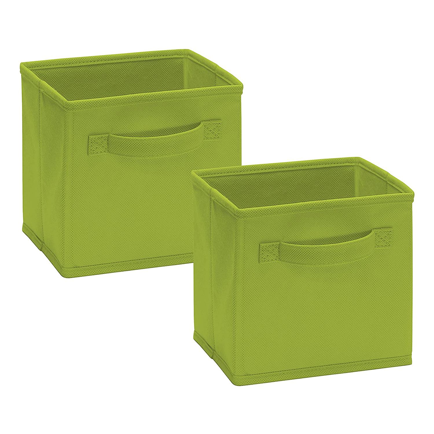 ClosetMaid Mini Collapsible Fabric Storage Cube w/ Handle, Spring Green (6 Pack)