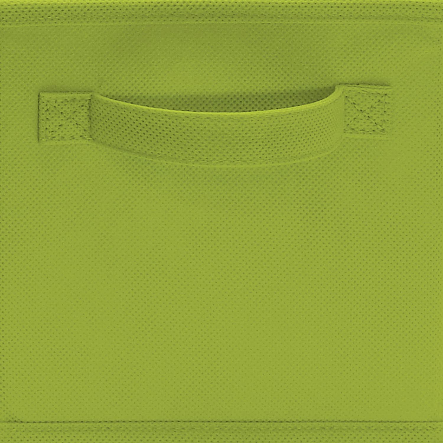 ClosetMaid Mini Collapsible Fabric Storage Cube w/ Handle, Spring Green (2 Pack)