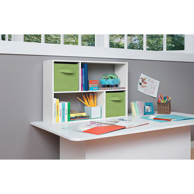 ClosetMaid Mini Collapsible Fabric Storage Cube w/ Handle, Spring Green (6 Pack)