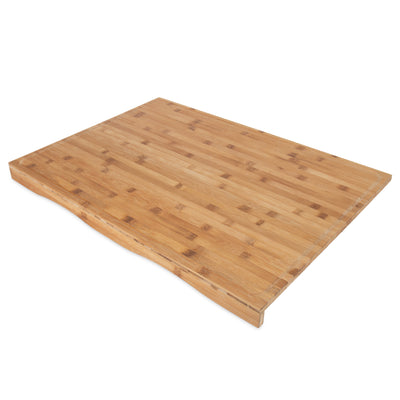 Camco 4 Burner Grooved Bamboo Stove Top Work Surface with Adjustable Legs (Used) - VMInnovations